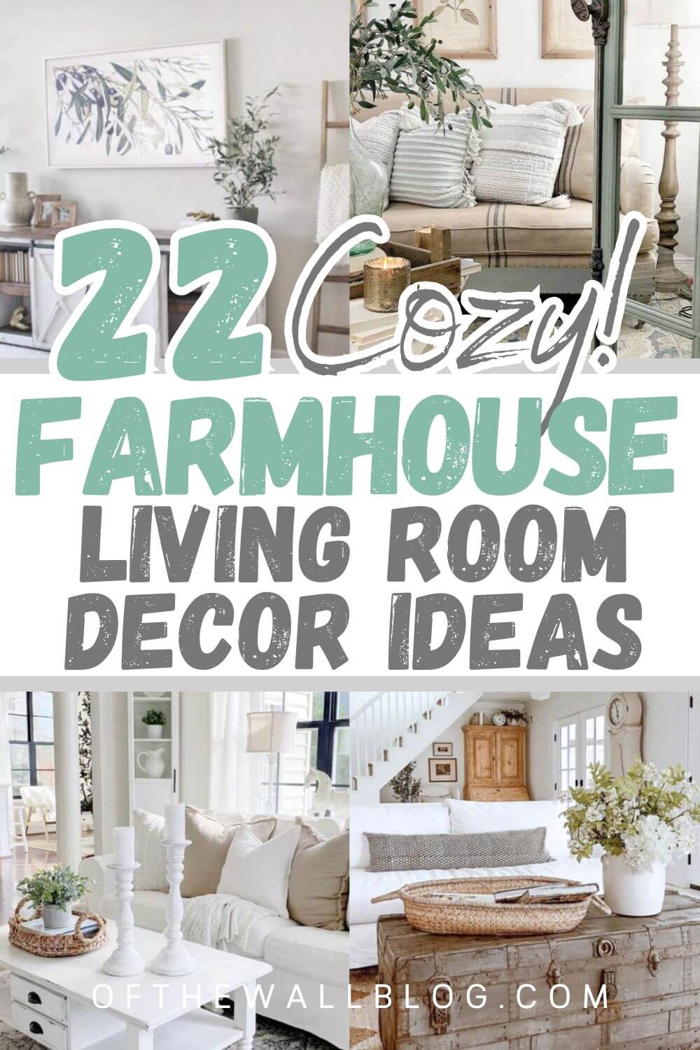 22 Fantastic Farmhouse Living Room Decor Ideas – Of The Wall