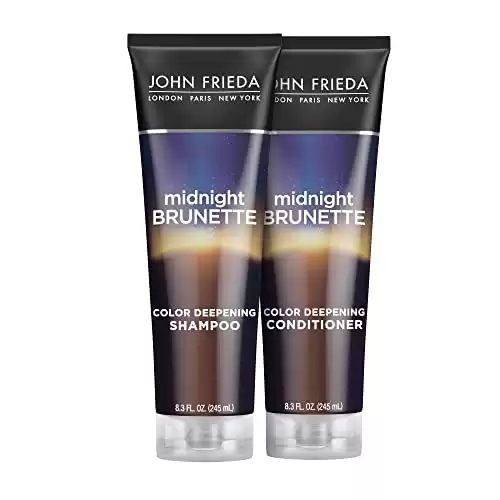 John Frieda Midnight Brunette Visibly Deeper Shampoo and Conditioner